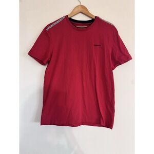 Calvin Klein Tshirt Men's Medium Red Navy Classic 90s 2000s Active Preppy Classy